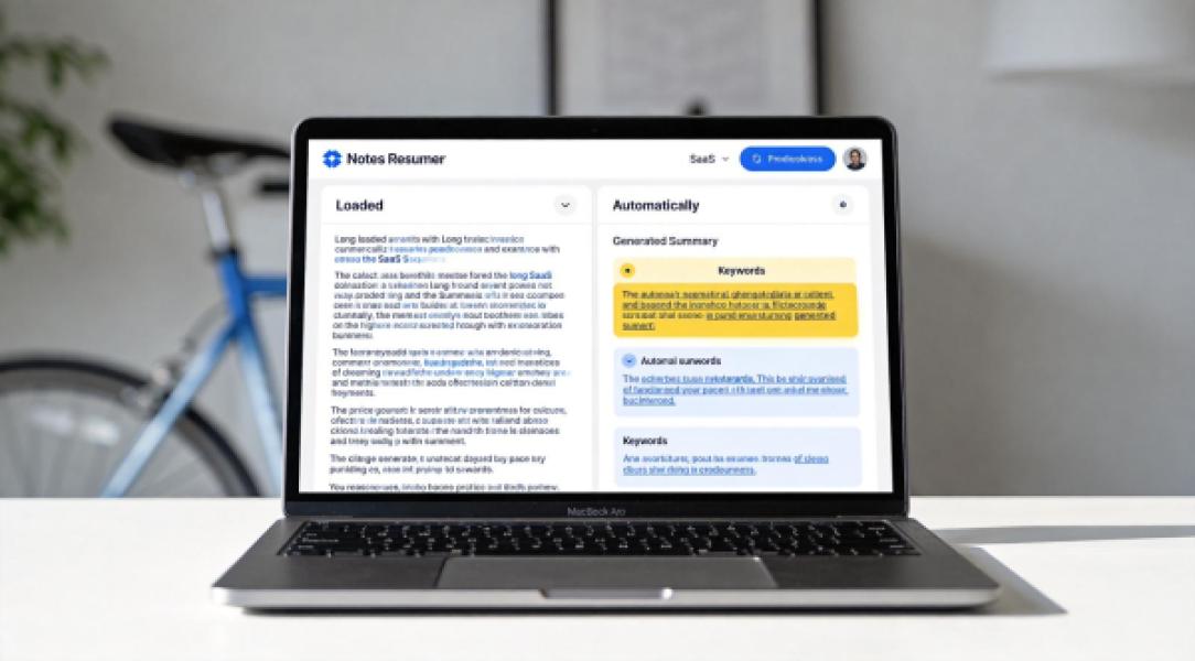 Notes Resumer App – Summarize and Organize Notes Instantly - Photo 1