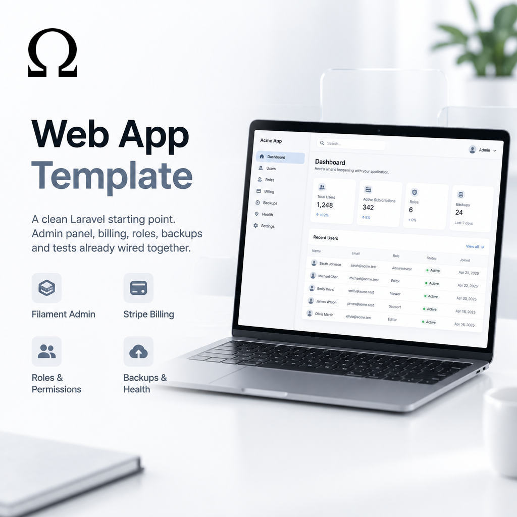 Web App Template - Photo 1